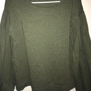 Balloon sleeve lightweight top